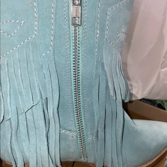 - Free people new boots “lawless” fringe boots suede 7 - Picture 3 of 8